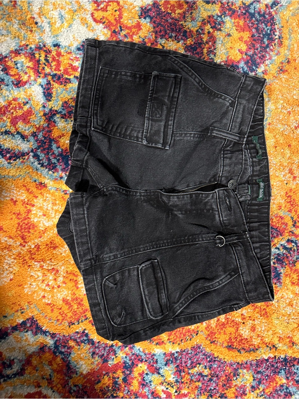 wild fable Black High-Rise Denim Shorts
